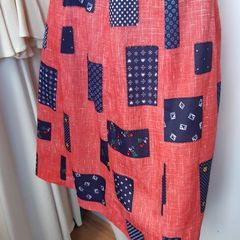 Vintage patchwork 70s skirt