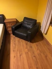 leather arm chair