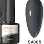 6 Colour Set Nail Semi Permanent Polish Gel 6 ml Image 8