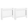 Radiator Covers 2 pcs White MDF 112 cm Image 5