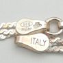 Vintage Italian Designer Milor Sterling Silver Multistrand Chain Image 6