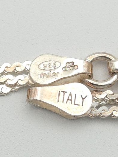 Vintage Italian Designer Milor Sterling Silver Multistrand Chain