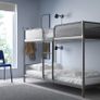TUFFING Bunk bed frame, dark grey, 90x200 cm Image 2