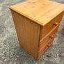 Lovely three drawer pine locker Image 2