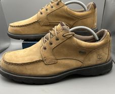 Timberland Mens Brown Leather Lace Gore-tex Shoes Moc Toe UK 9 EU 43.5