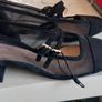 Zara Shoes | Zara Mesh Heeled Mary Janes Shoes | Color: Black | Size: 36 Image 2
