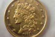 USA 5 dollar  1834