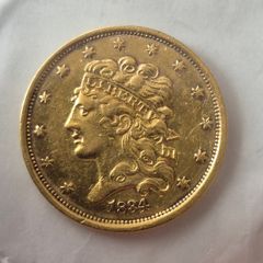 USA 5 dollar  1834