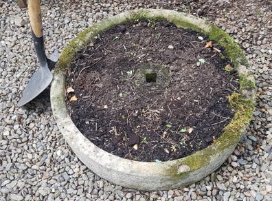 garden and patio water feature or planter