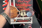 Funko pop Admiral Ackbar signed