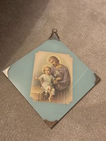 Vintage St. Joseph and Jesus Picture