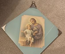 Vintage St. Joseph and Jesus Picture
