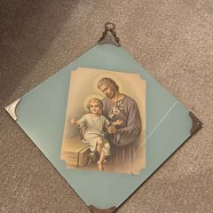 Vintage St. Joseph and Jesus Picture