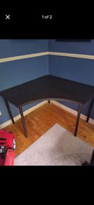 corner desk and office chair