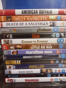 Dustin Hoffman Dvd Collection Bundle The Graduate Hook Midnight Cowboy Rain Man Tootsie Etc.