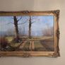 Signed Landscape Oil Painting - Ornate Gilt Frame Image 2