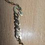 Gold name chain 9ct gold Image 7