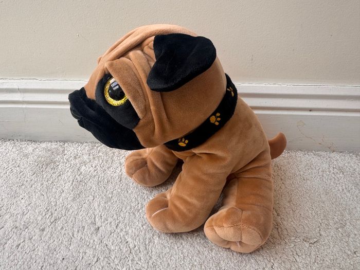 Squashy Paws French Bulldog Plush Whitehouse Leisure approx. 23 cm. Used Please see photos