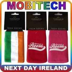 Universal Mobile Tech Socks By Terrapin Irish Flag Design 