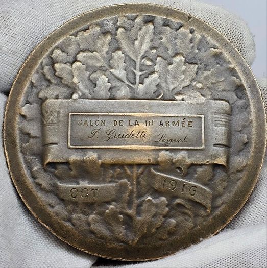 France 1907 Furens Gallia, Aux Armes! Call To Arms French Medaille Medal,41mm,a. Morlon