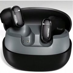 PHILIPS True Wireless Earphones Earbuds - Comfortable for iPhone/ Android, Built-in Microphone Sweat Wireless Headset, Wireless Headphones TAT2169 / New