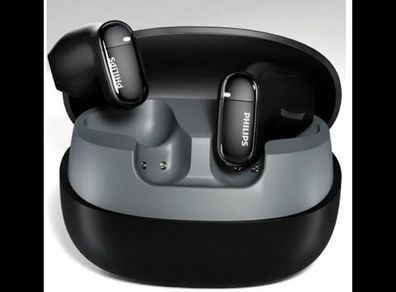 PHILIPS True Wireless Earphones Earbuds - Comfortable for iPhone/ Android, Built-in Microphone Sweat Wireless Headset, Wireless Headphones TAT2169 / New