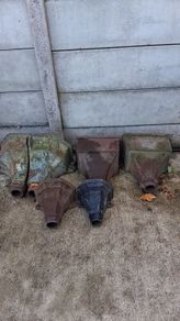 cast iron hoppers