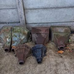 cast iron hoppers