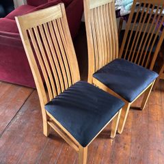 Free Wooden Dining Chairs x 2