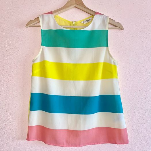 Miss Selfridge Striped Top UK 8 BRAND NEW
