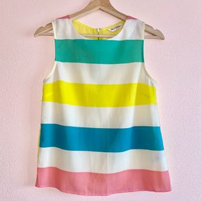 Miss Selfridge Striped Top UK 8 BRAND NEW