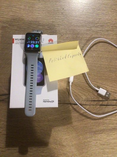 Huawei Watch Fit 2 Smartwatch WITH ORIGINAL BOX - Light Blue - Postage Included
