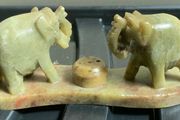 onyx or marble carved elephant's