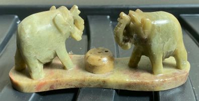 onyx or marble carved elephant's