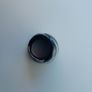 Vintage Murano Glass Ring black and silver foil Image 4