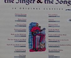 The Singer & the Song - 20 Original Classics - 1989 vinyl LP