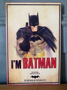 Batman Tin Metal Sign