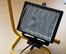 400W halogen work light stand floodlight site lamp