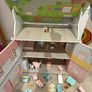 Doll House Fully Furnished with Dolls and Accessories Image 6