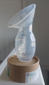 Silicone breast pump