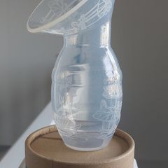 Silicone breast pump
