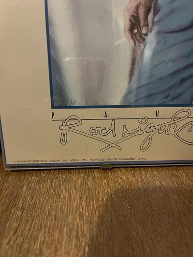 A pair of rare vintage 1984 framed prints by Paul Rodriguez