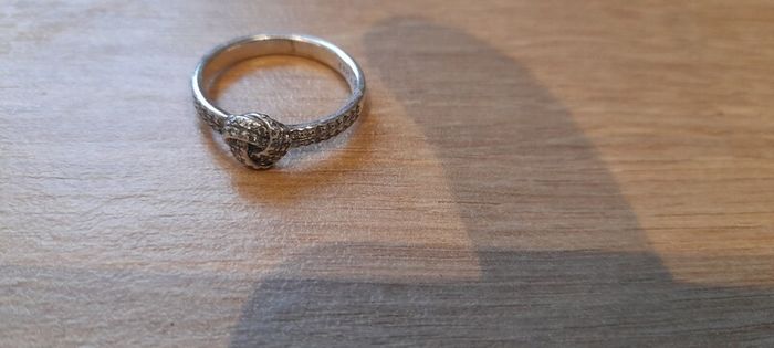 Silver and Pandora rings