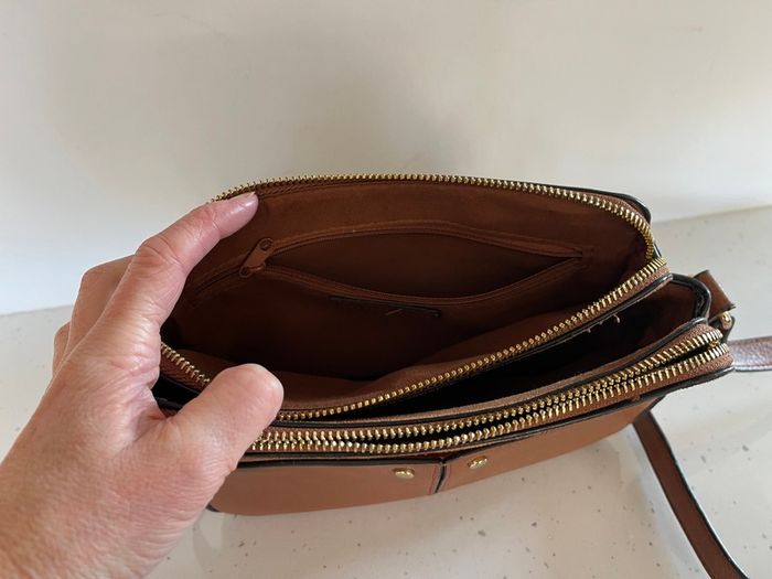 Suedette Crossbody Bag