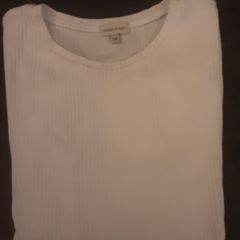 Tee Shirt/River Island.. Size: 10 UK .. 38 EU .. Colour: White