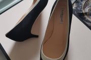 L.K.Bennett Leather Low Heel Court Shoes