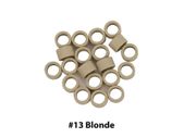 Micro Rings With Screw For Hair Extension I Tip Beads - 4.5mm - Blonde #13