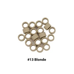 Micro Rings With Screw For Hair Extension I Tip Beads - 4.5mm - Blonde #13