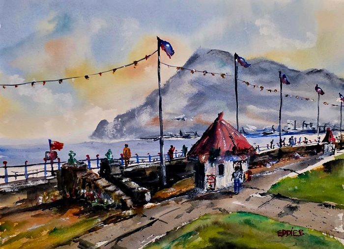 bray the ol' days watercolour