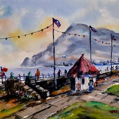 bray the ol' days watercolour